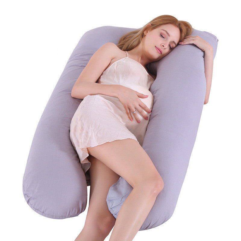 Women U Shape Maternity Pillows Pregnancy Ice Silk