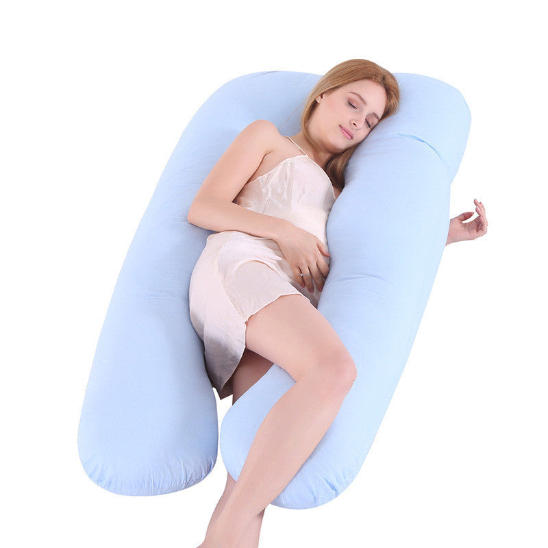 Women U Shape Maternity Pillows Pregnancy Ice Silk