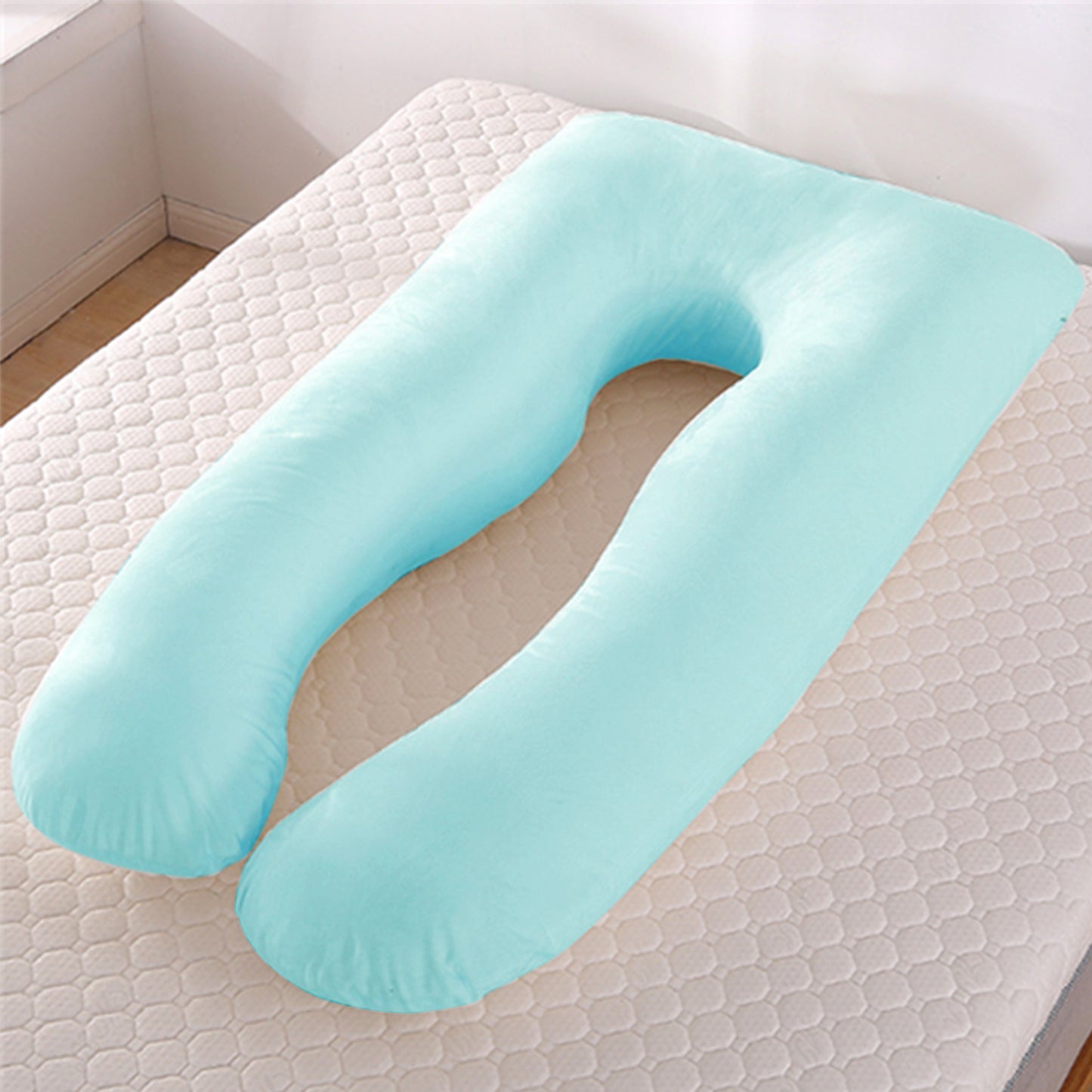 Women U Shape Maternity Pillows Pregnancy Ice Silk