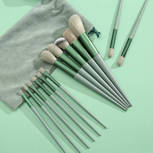 13 PCS Makeup Brushes Set Tools Bag