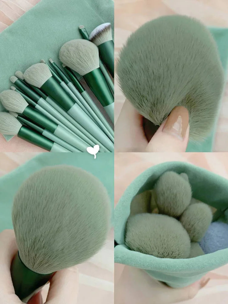 13 PCS Makeup Brushes Set Tools Bag