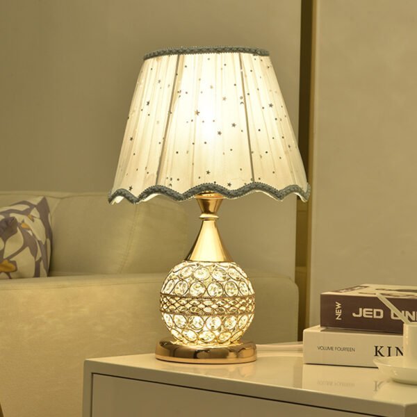 Crystal Desk Lamp Bedroom Bedside Lamp - Image 5