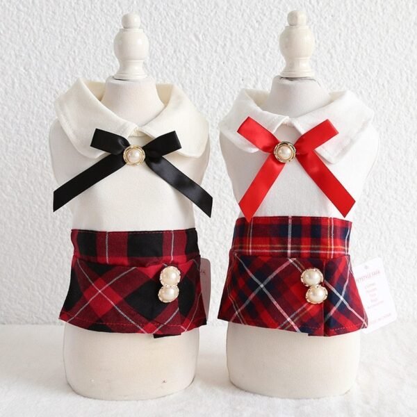 Spring Summer New Products Petstyle Plaid Skirt OL Dress - Image 5
