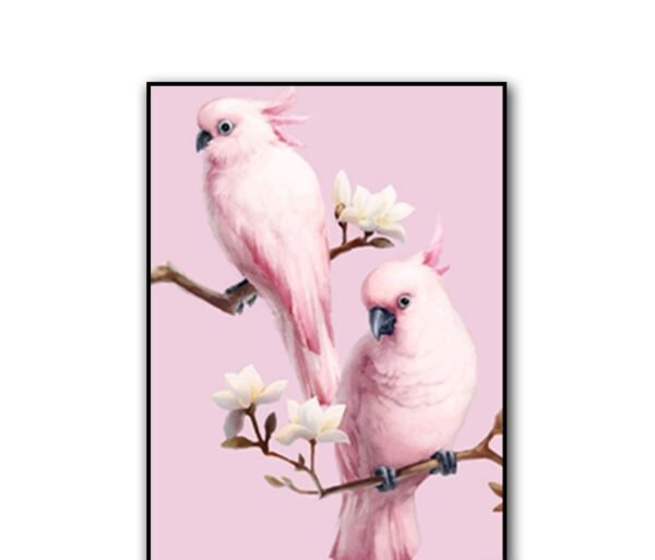 Rubik's Cube Round Diamond Parrot Diamond Painting Living Room Bedroom Brick Hot Decorative Painting - Image 4