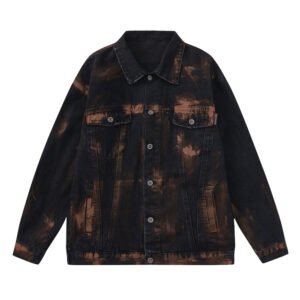 Fashion Holes Denim Clothes Jacket Men - Image 5