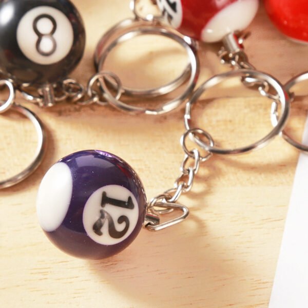 Mini Billiards Keychain Color Ornament - Image 4