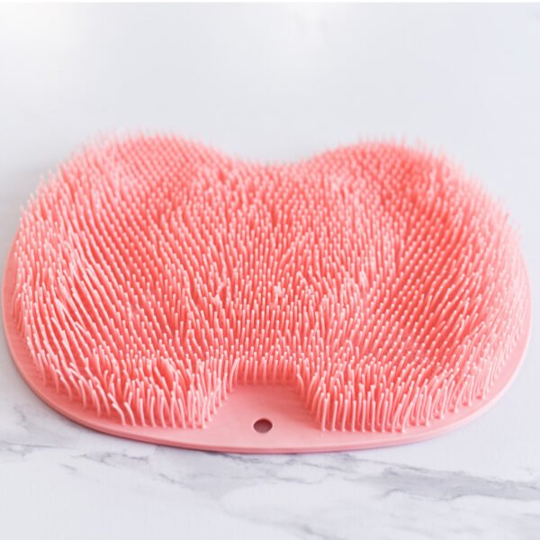 Massage Bath Brush Bathroom Non-slip Bath Mat Back Massage Brush Silicone Suction Cup Foot Rub Pad Body Cleaning Bathing Tool - Image 6
