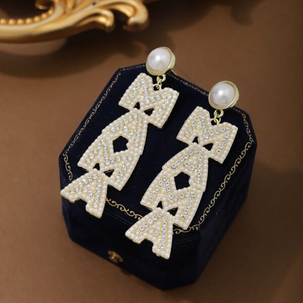 MAMA Mother's Day Creative Letters Alloy Ornament - Image 2