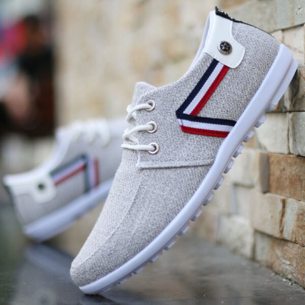 2024 Solid Color Non-slip Men Driving Shoes Spring Autumn New Leather Breathable Men's Peas Shoes British Casual Sneakers - Image 2