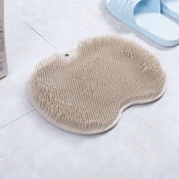 Massage Bath Brush Bathroom Non-slip Bath Mat Back Massage Brush Silicone Suction Cup Foot Rub Pad Body Cleaning Bathing Tool - Image 9