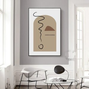 Living Room Sofa Background Wall Decorative Painting Mural - Image 2