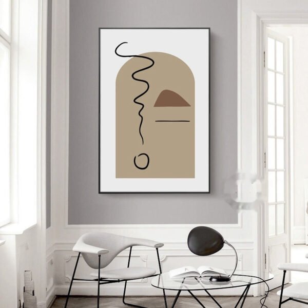Living Room Sofa Background Wall Decorative Painting Mural - Image 2