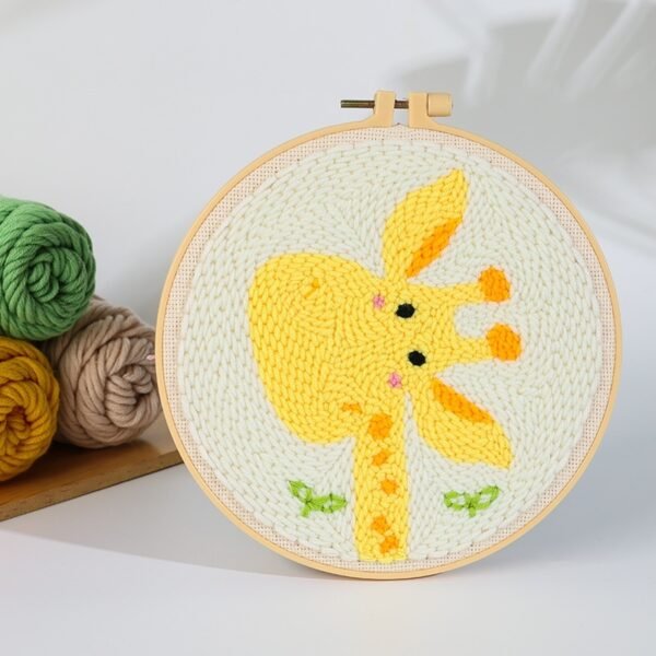 Handmade Embroidery Material Package Needle Children Beginners Stamp String Art Decoration - Image 7