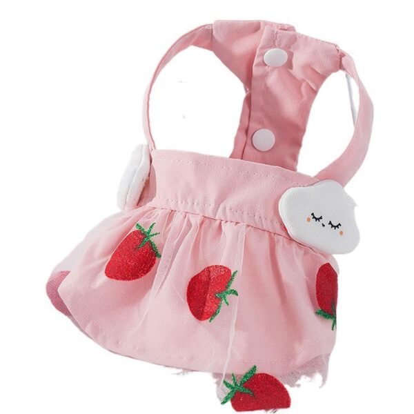 Strawberry Princess Dress For Dog Thin Sweet - Image 2