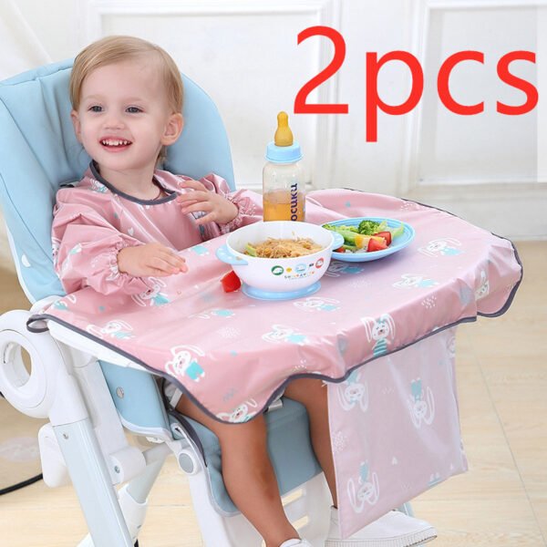 Baby Eating Dining Chair Bib Cover Anti-Dirty Feeding Clothing Gown - Image 5