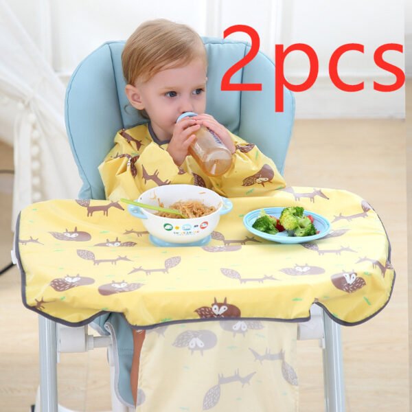 Baby Eating Dining Chair Bib Cover Anti-Dirty Feeding Clothing Gown - Image 8