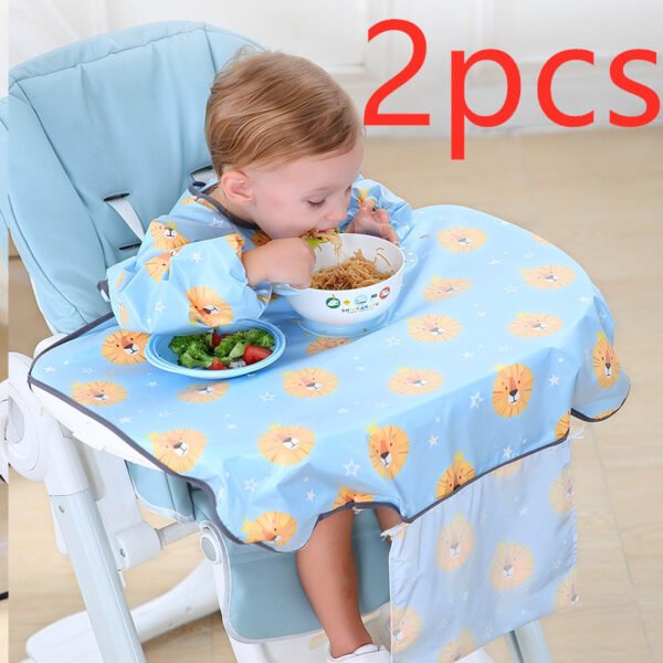 Baby Eating Dining Chair Bib Cover Anti-Dirty Feeding Clothing Gown - Image 6