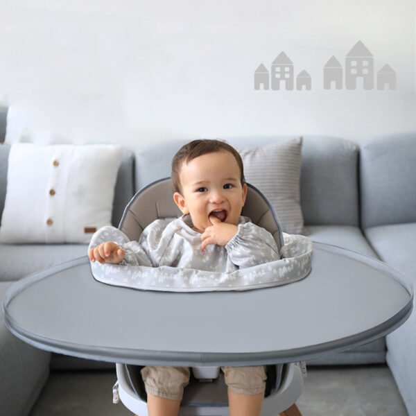 Bib Tray Baby Eat Dirty Mat Baby Eat Water-Proof Bib - Image 5