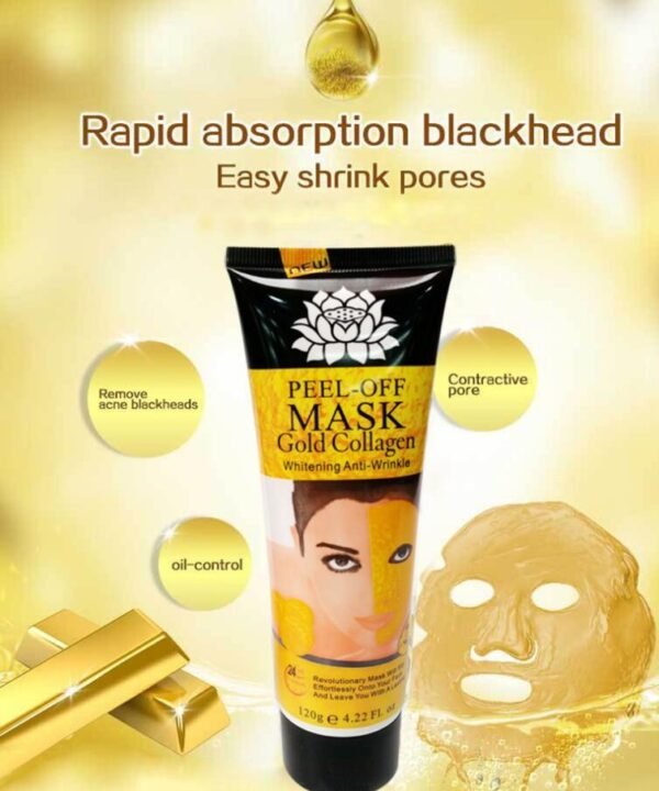 Gold Collagen Peel off Mask - Image 5
