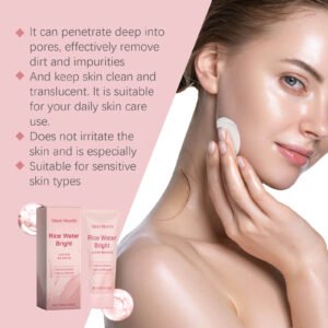 WEST MONTH Rice Facial Cleanser Nourishing Moisturizing Cleaning - Image 4