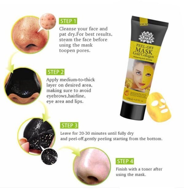 Gold Collagen Peel off Mask - Image 3