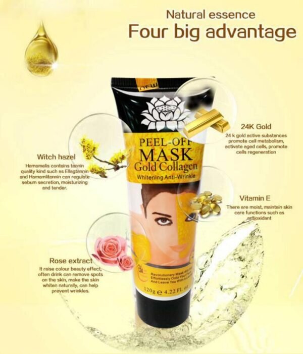 Gold Collagen Peel off Mask - Image 7