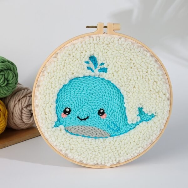 Handmade Embroidery Material Package Needle Children Beginners Stamp String Art Decoration - Image 5