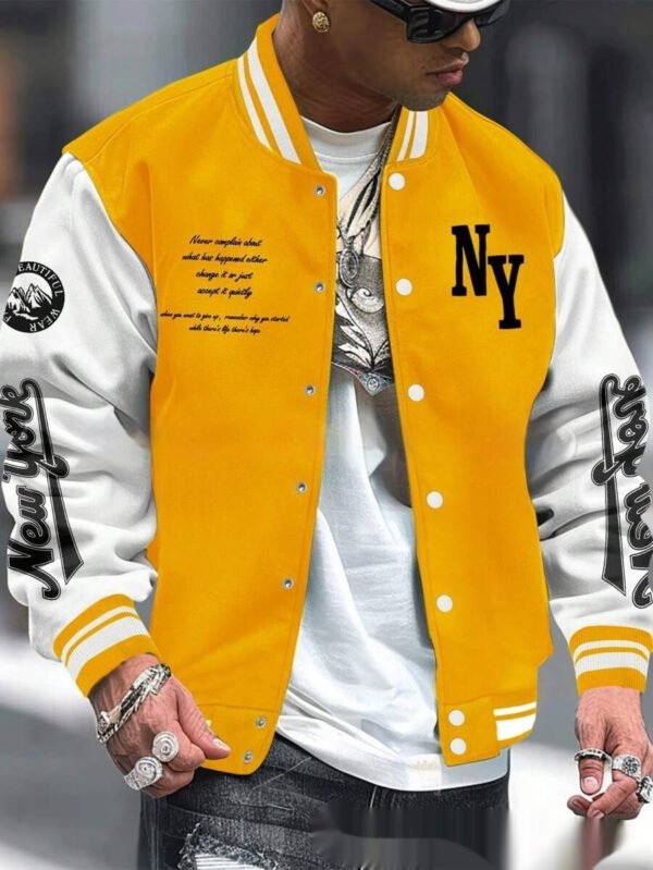 Baseball Uniform Jacket Coat Cardigan - Image 8