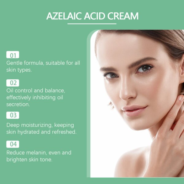 WEST MONTH Azelaic Acid Essence Cream Care Moisturizing And Nourishing Facial Oil Control Hydrating Mild Refreshing Cream - Image 2