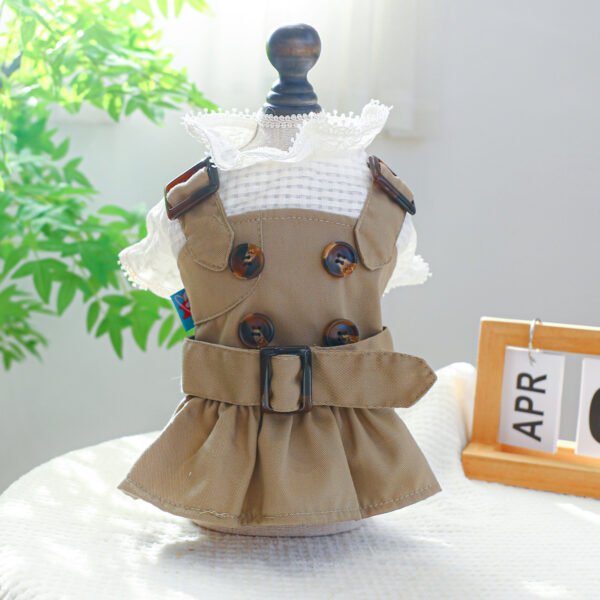 Pet Clothes Khaki Trench Coat Couple Clothes - Image 4