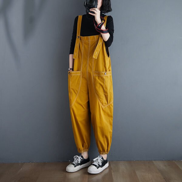 Loose Plus Size Fat MM Overalls - Image 4