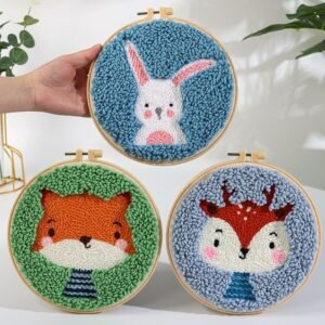 Handmade Embroidery Material Package Needle Children Beginners Stamp String Art Decoration - Image 4