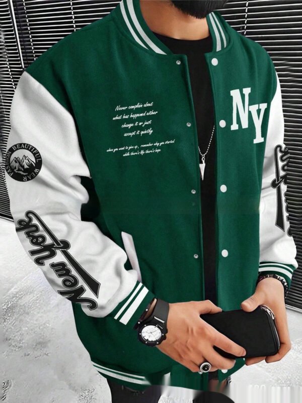 Baseball Uniform Jacket Coat Cardigan - Image 3