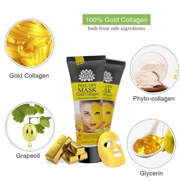 Gold Collagen Peel off Mask - Image 2