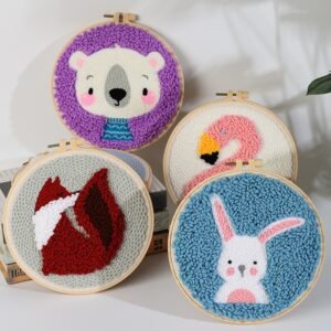 Handmade Embroidery Material Package Needle Children Beginners Stamp String Art Decoration - Image 2