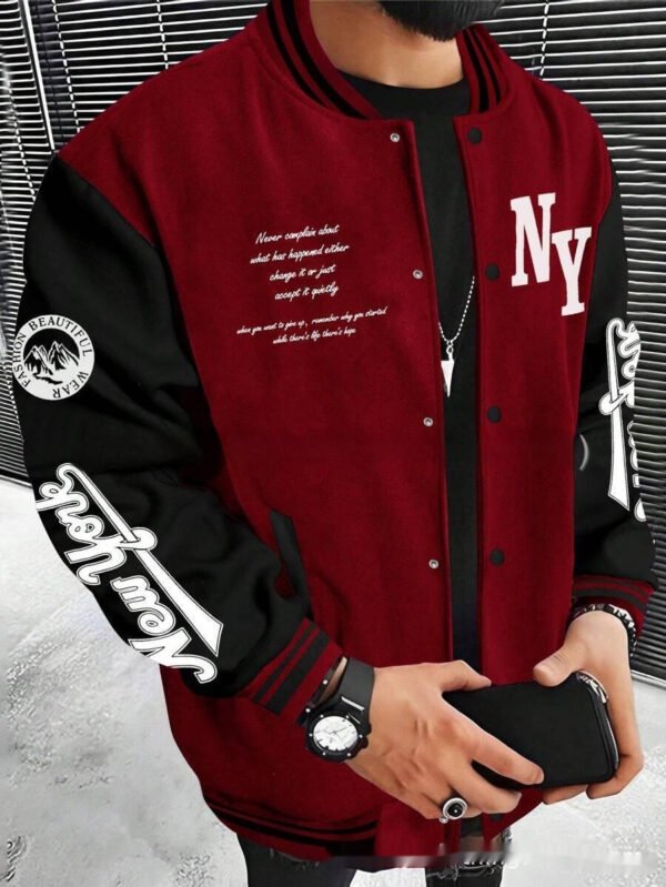 Baseball Uniform Jacket Coat Cardigan - Image 4