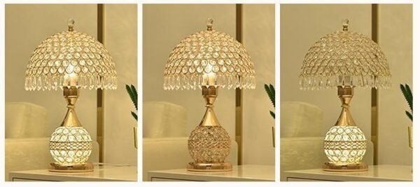Crystal Desk Lamp Bedroom Bedside Lamp - Image 2