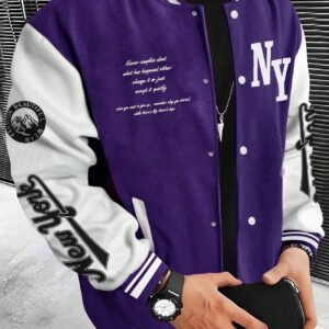 Baseball Uniform Jacket Coat Cardigan - Image 2