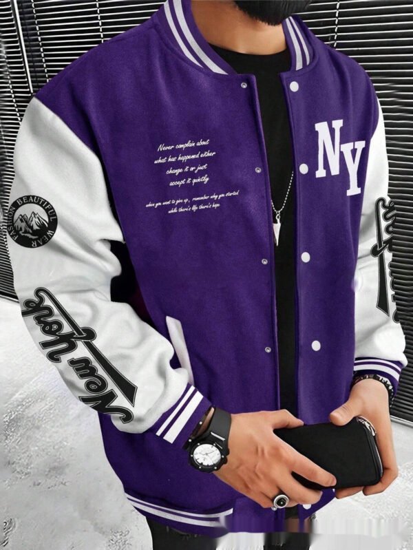 Baseball Uniform Jacket Coat Cardigan - Image 2