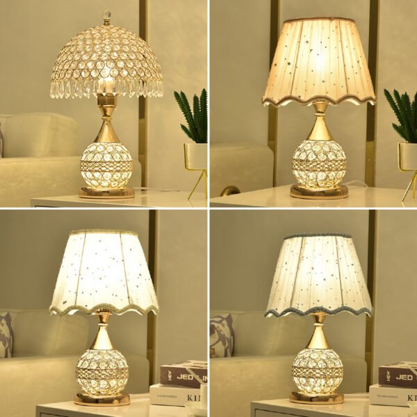 Crystal Desk Lamp Bedroom Bedside Lamp - Image 6