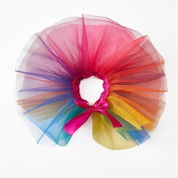 Pet TUTU Gauze Skirt Bright Silk Yarn Dog Strap Skirt - Image 9