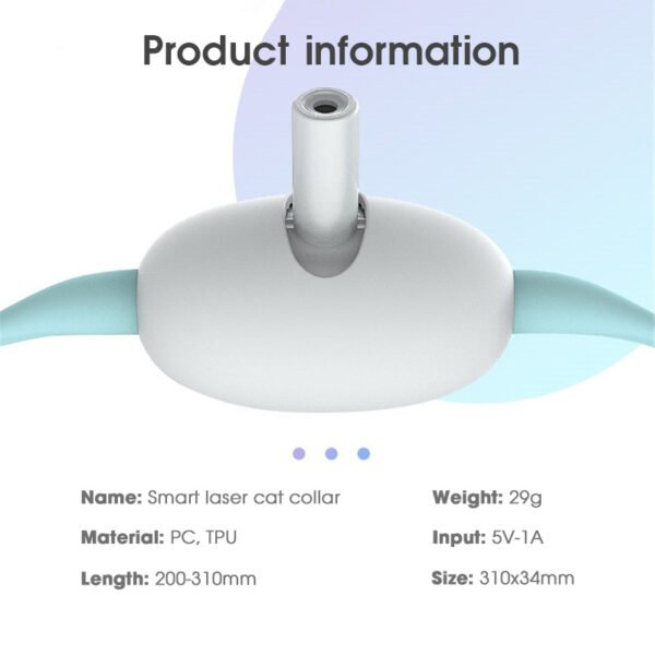 Automatic Cat Toy Smart Laser Teasing Cat Collar Electric USB Charging Kitten Amusing Toys Interactive Training Pet Items - Image 5