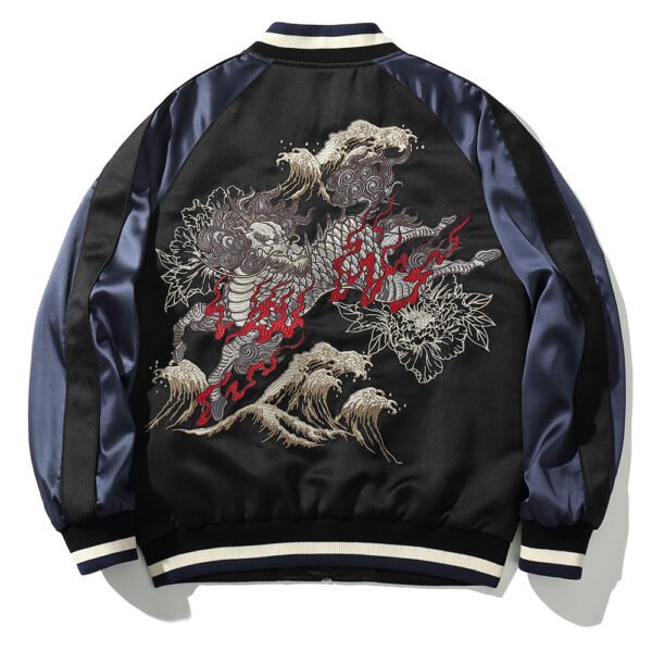 Work Embroidery KIRIN Jacket Men's And Women's Coats - Image 5
