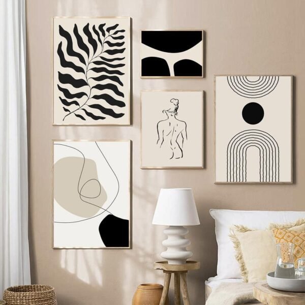 Abstract Bohemian Art Poster Ins Style Living Room Airbrushed Painting For Decoration - Image 5