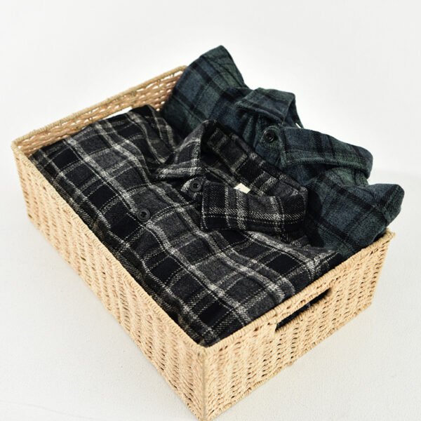 Men's Retro Plaid Long Sleeve Casual Shirt - Image 5