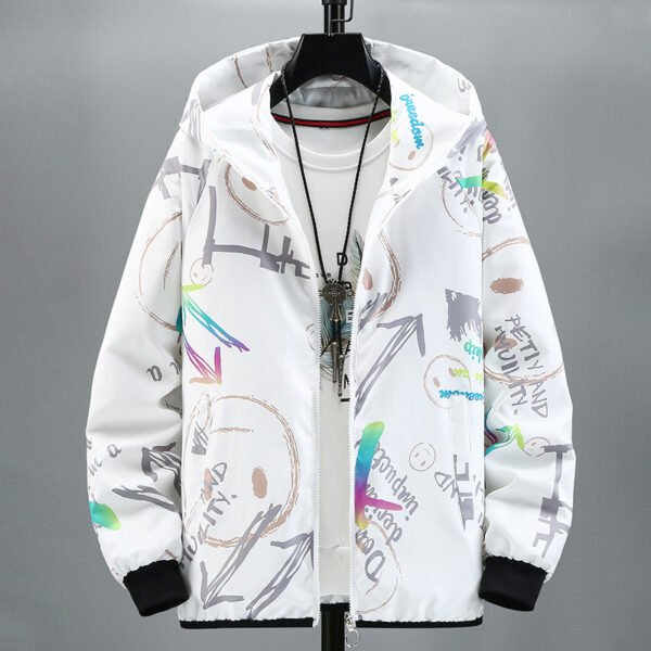 Trendy Colorful Handsome Student Fashion Brand Jacket - Image 7