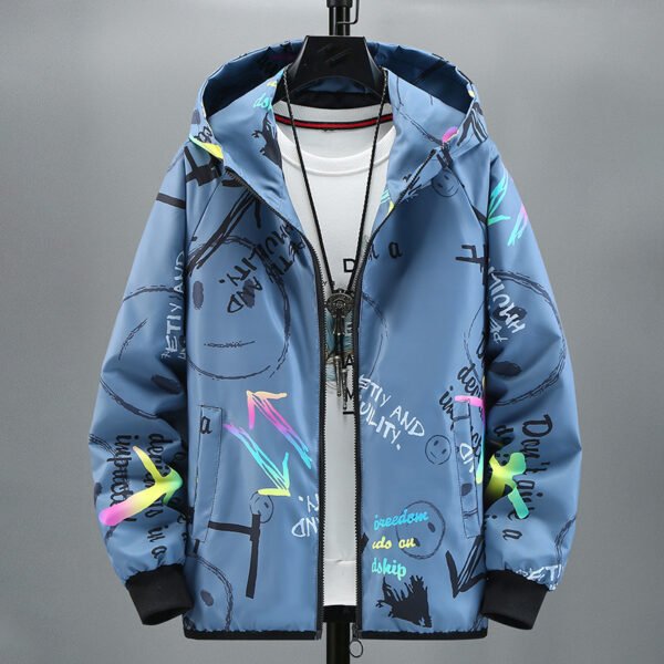 Trendy Colorful Handsome Student Fashion Brand Jacket - Image 8