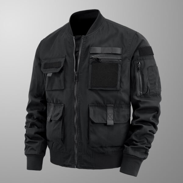 Pilot Jacket Men's Multi-bag Coat Shell Jacket