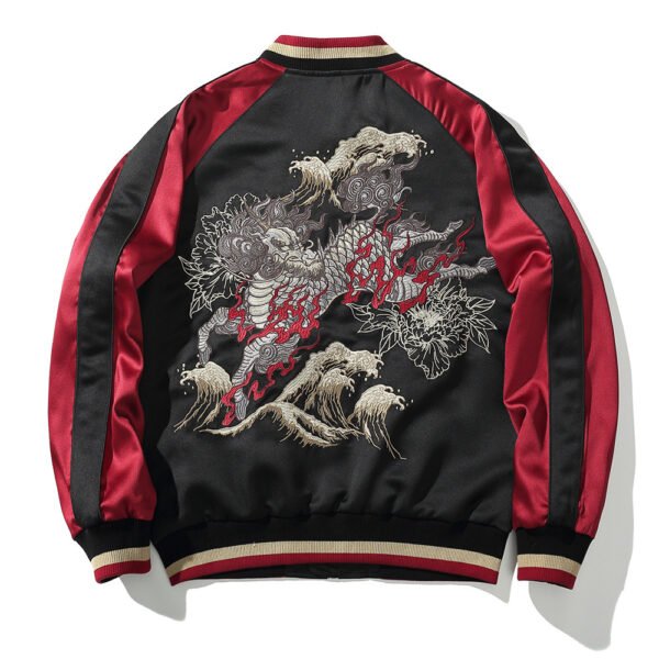 Work Embroidery KIRIN Jacket Men's And Women's Coats - Image 2