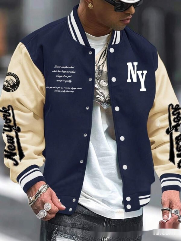 Baseball Uniform Jacket Coat Cardigan - Image 6